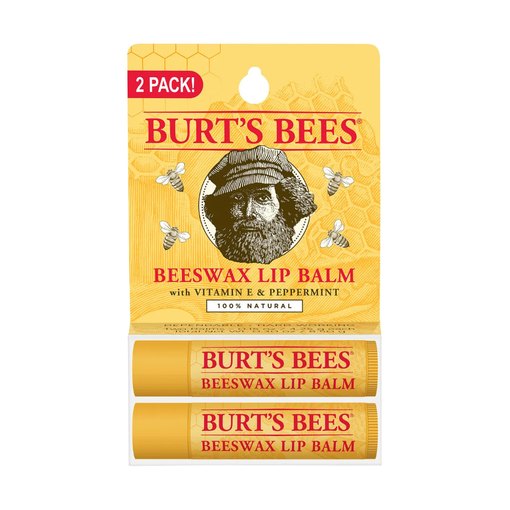 Burts Bees Lip balm Duopack Beeswax